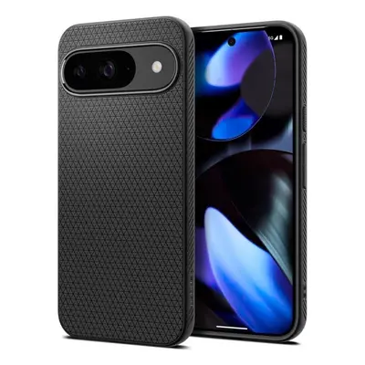 Kryt na mobil Spigen Liquid Air Matte Black Google Pixel 9 Pro/Pixel 9