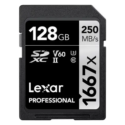 Paměťová karta Lexar SDXC Pro 1667X 128GB