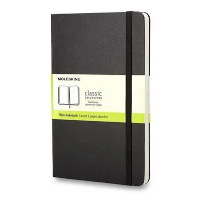 Zápisník MOLESKINE L, tvrdé desky, čistý, černý