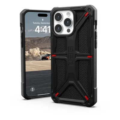 Kryt na mobil UAG Monarch Kevlar Black iPhone 15 Pro Max