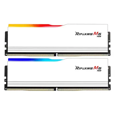 Operační paměť G.SKILL 64GB KIT DDR5 6400MT/s CL32 Ripjaws M5 RGB White