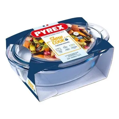 Zapékací mísa Pyrex Pekáč oválný s víkem 4,1 l, sklo