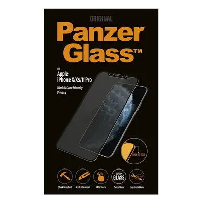 Ochranné sklo PanzerGlass Edge-to-Edge Privacy pro Apple iPhone X/XS/11 Pro černé