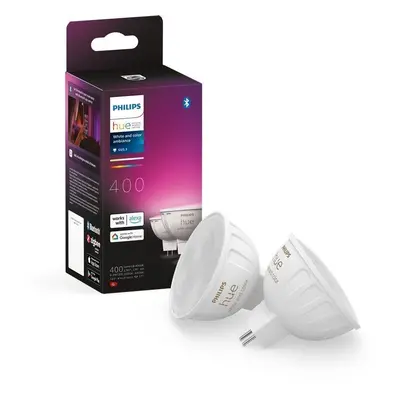 LED žárovka Philips Hue White and Color ambiance 6.3W 12V MR16 2P EU