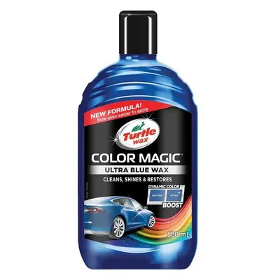 Vosk na auto Turtle Wax Barevný vosk - modrý 500ml