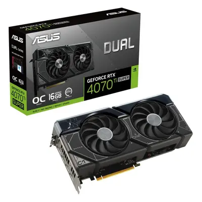 Grafická karta ASUS DUAL GeForce RTX 4070 Ti SUPER O16G