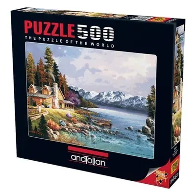 Puzzle Anatolian Puzzle Horská chatka 500 dílků