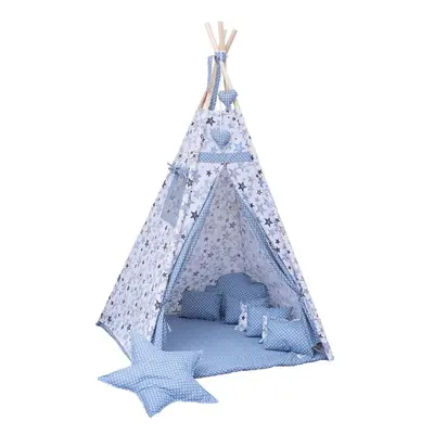 Dětský stan BabyTýpka teepee Sky blue