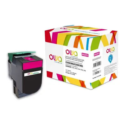 OWA Armor toner kompatibilní s Lexmark C544X2MG, 4000st, červená/magenta