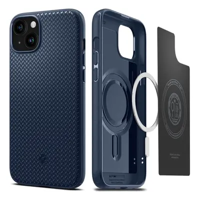 Kryt na mobil Spigen Mag Armor MagSafe Navy Blue iPhone 15