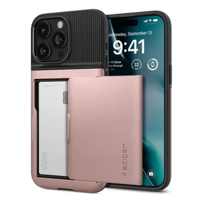 Kryt na mobil Spigen Slim Armor CS Rose Gold iPhone 15 Pro