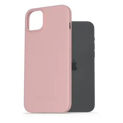 Kryt na mobil AlzaGuard Matte TPU Case pro iPhone 15 Plus růžový