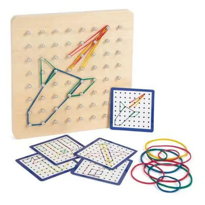 Vyrábění pro děti Small Foot Dřevěná deska Geoboard