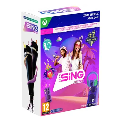 Hra na konzoli Lets Sing 2025 + 2 mikrofony - Xbox Series X