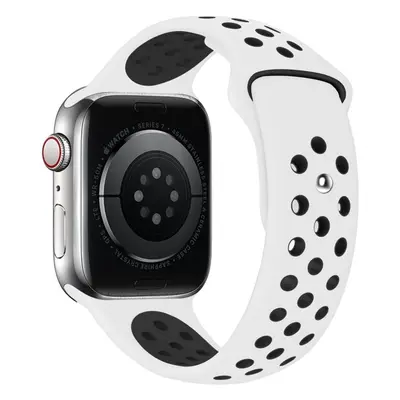 Řemínek Eternico Sporty pro Apple Watch 42mm / 44mm / 45mm / Ultra 49mm Dark Gray and White