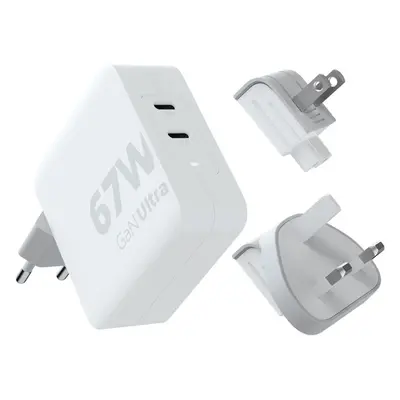 Cestovní adaptér Xtorm 67W GaN-Ultra Travel Charger + USB-C PD Cable