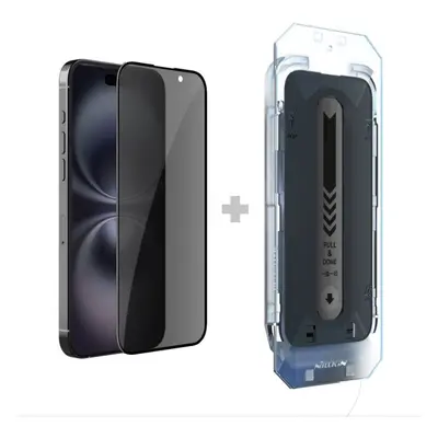 Ochranné sklo s aplikátorem Nillkin Guardian 2.5D Privacy Black pro Apple iPhone 16 Pro Max