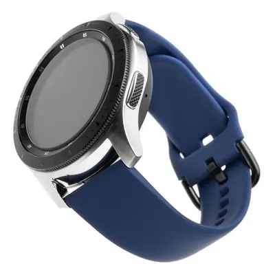 Řemínek FIXED Silicone Strap Universal se šířkou 22mm modrý