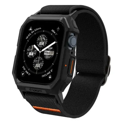 Ochranný kryt na hodinky Spigen Lite Fit Pro Matte Black Apple Watch 45mm/44mm