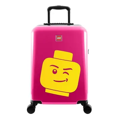 Cestovní kufr LEGO Luggage ColourBox Minifigure Head 20" - Berry