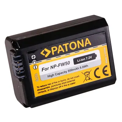 Baterie pro fotoaparát PATONA pro Sony NP-FW50 950 mAh/6.8Wh/7.2V Li-Ion