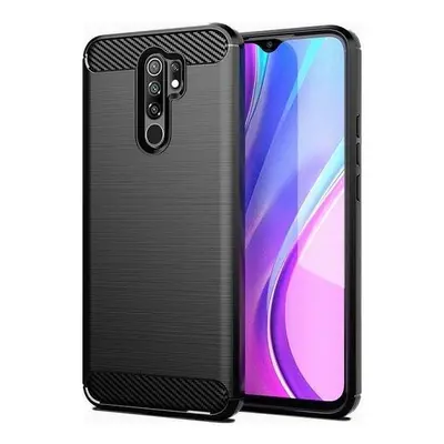 Kryt na mobil TopQ Xiaomi Redmi 9 silikon černý 50954