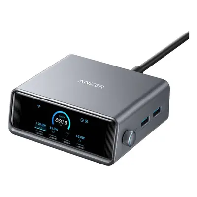 Nabíječka do sítě Anker Prime Charger 250W, 6 Ports, GaNPrime