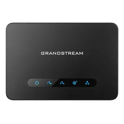 Grandstream HT812 (ATA), 2x FXS, 2 SIP účty, 1x Gbit LAN, NAT router, 3-cestná konf., auto-provi