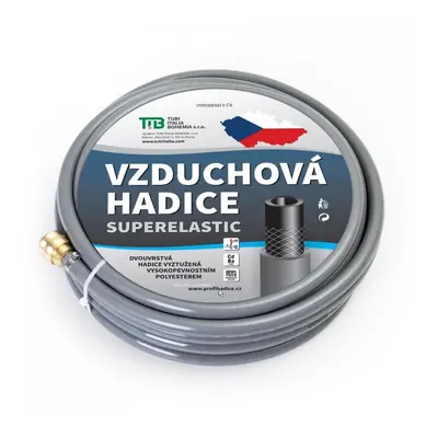 Vzduchová hadice Tubi vzduchová hadice šedá s koncovkami 13x19 mm