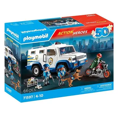 Stavebnice Playmobil 71597 Přeprava peněz