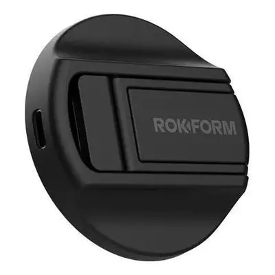 Držák na mobilní telefon Rokform magnetický stojánek pro bezdrátové nabíjení, černá