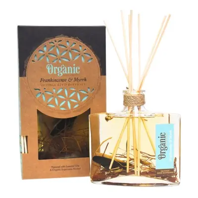 Organický difuzér 150 ml s tyčinkami, Frankincense&Myrrh