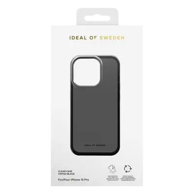 Kryt na mobil iDeal Of Sweden Ochranný kryt Clear Case pro iPhone 15 Pro Tinted Black