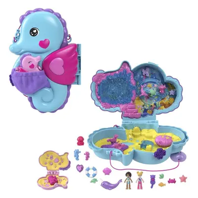 Mattel Polly Pocket Pidi pocketková kabelka Rodina mořských koníků, HWP03