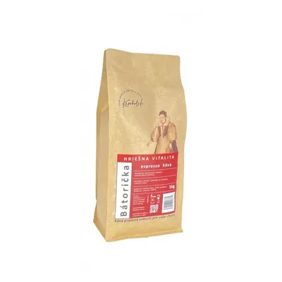 Káva KÁVOHOLIK Bátorička 100 % Robusta 1000 g, zrno