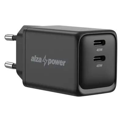 Nabíječka do sítě AlzaPower G500CC Fast Charge 45W černá