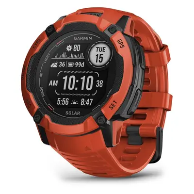 Chytré hodinky Garmin Instinct 2X Solar Flame Red