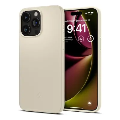 Kryt na mobil Spigen Thin Fit Mute Beige iPhone 15 Pro