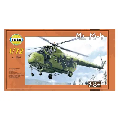 Plastikový model Směr Model Kit 0907 vrtulník – Mil Mi-4