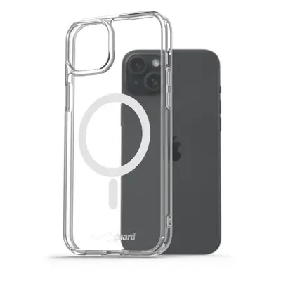 Kryt na mobil AlzaGuard Crystal Clear TPU Case Compatible with Magsafe pro iPhone 15 Plus