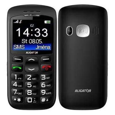 Mobilní telefon Aligator A670 Senior Black