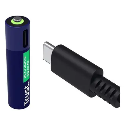 Nabíjecí baterie Trust USB-C Rechargeable Batteries 2P - AAA