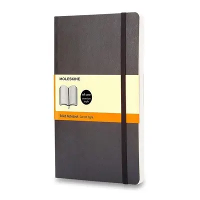 Zápisník Moleskine S, měkké desky, linkovaný, černý