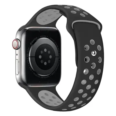 Řemínek Eternico Sporty pro Apple Watch 38mm / 40mm / 41mm Elephant Gray and Black