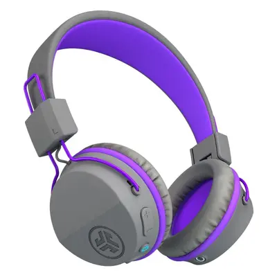 Bezdrátová sluchátka JLAB JBuddies Studio Kids Wireless Grey/Purple