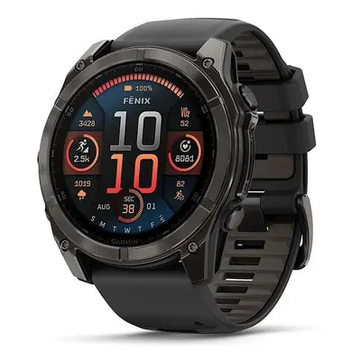 Chytré hodinky Garmin Fenix 8 51mm Sapphire Carbon grey