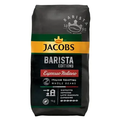 Káva Jacobs Barista Espresso Italiano Zrnková Káva 1000g