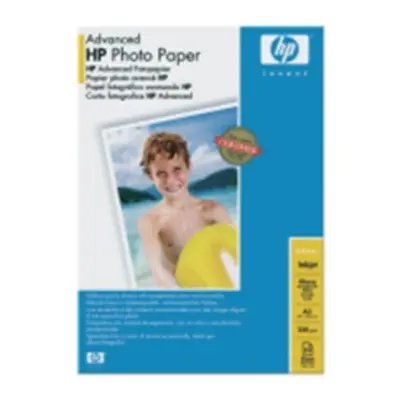 HP Advanced Glossy Photo Paper, foto papír, lesklý, zdokonalený typ bílý, A3, 250 g/m2, 20 ks, Q