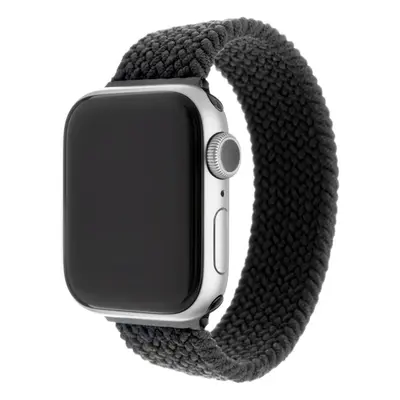 Řemínek FIXED Elastic Nylon Strap pro Apple Watch 38/40/41mm velikost XL černý