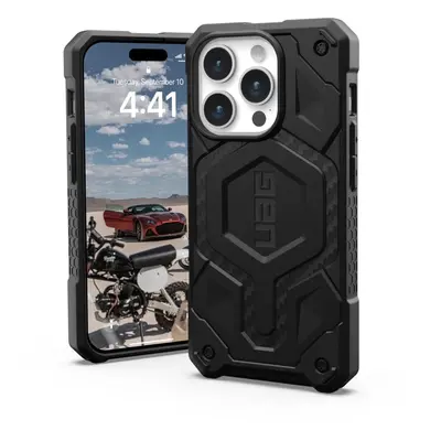 Kryt na mobil UAG Monarch Pro MagSafe Carbon Fiber iPhone 15 Pro